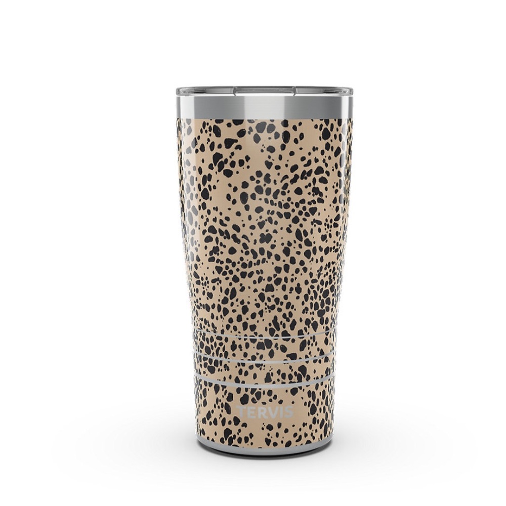 Sleek Cheetah Tervis Traveler - Stainless Steel Tumbler with Slider Lid …